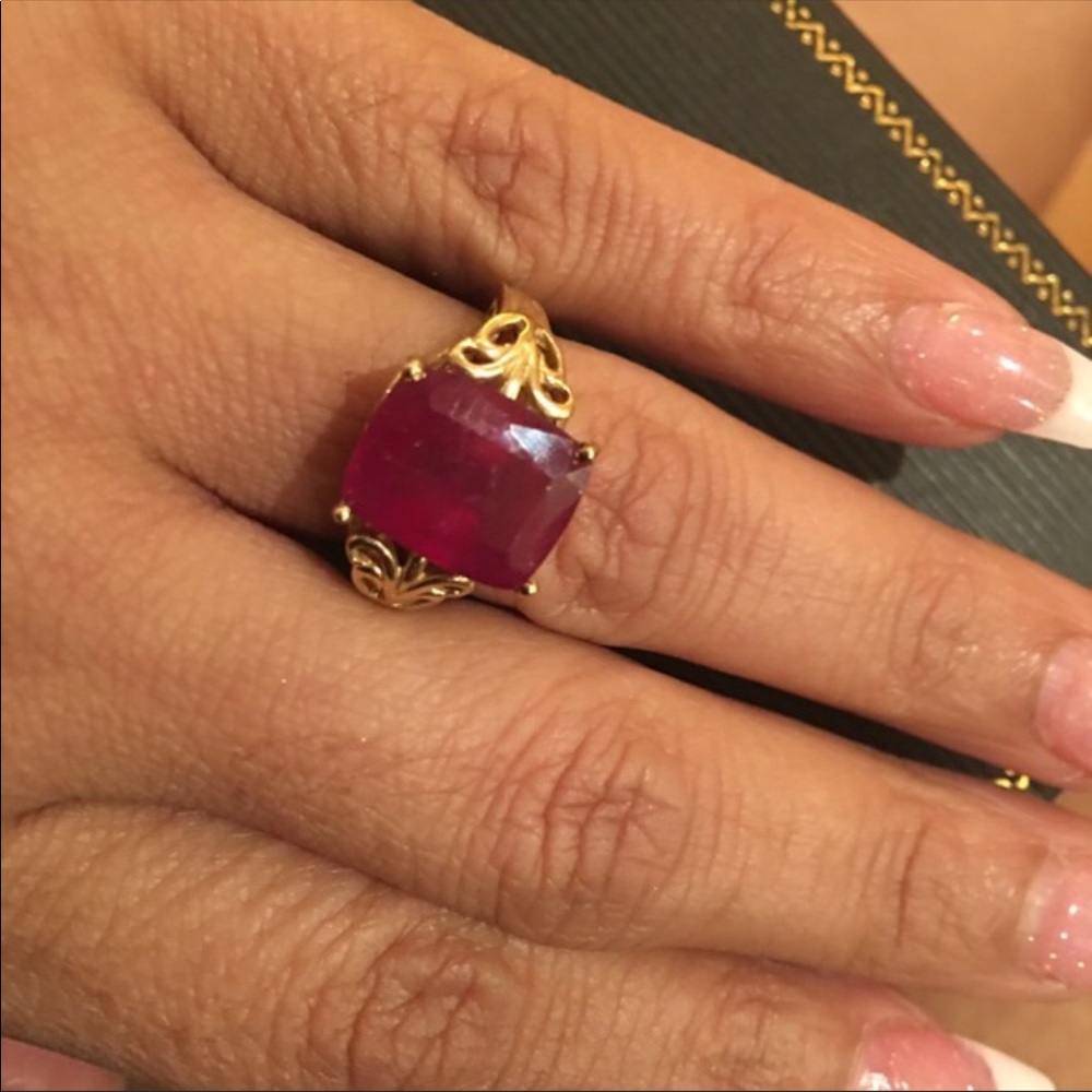 Ruby Gold Ring